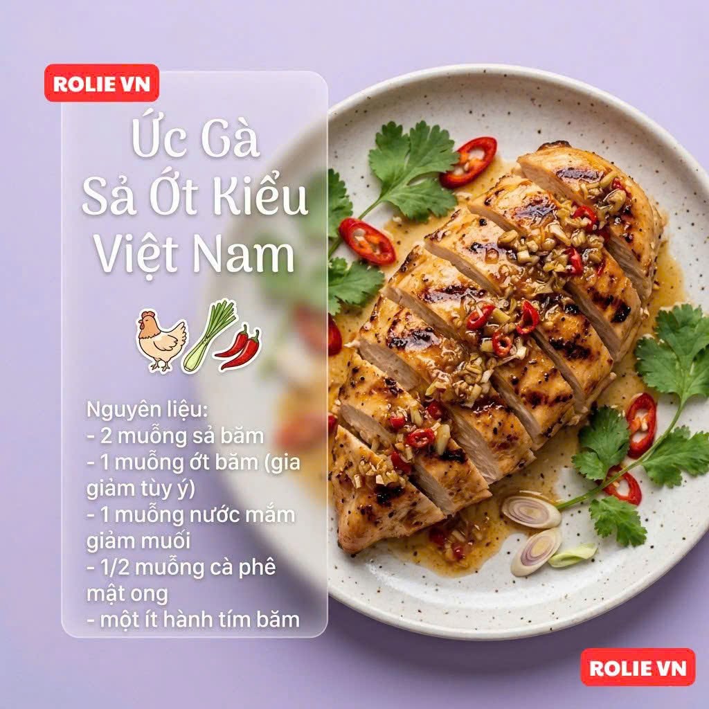 Ức Gà Tầu đất xả ớt