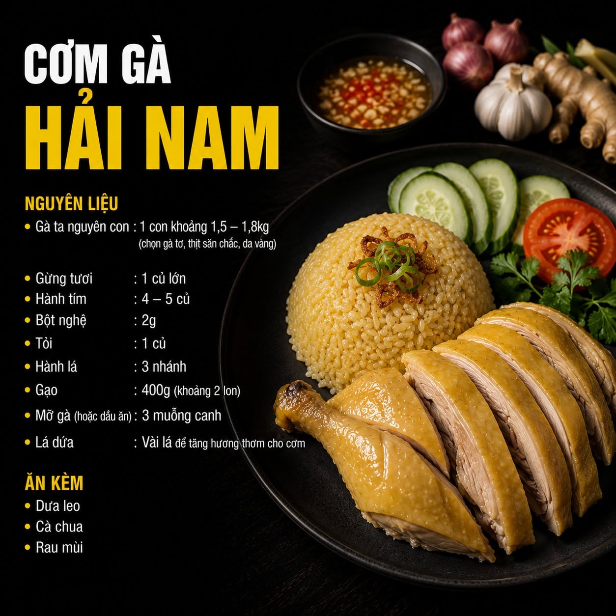 Món Gà Hải Nam